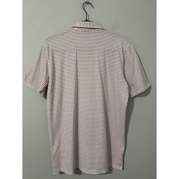 Holderness & Bourne The Egan Shirt Men’s Medium White Red Polo Performance Golf - Picture 4 of 10